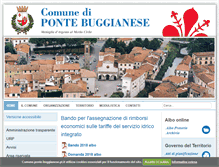 Tablet Screenshot of comune.ponte-buggianese.pt.it